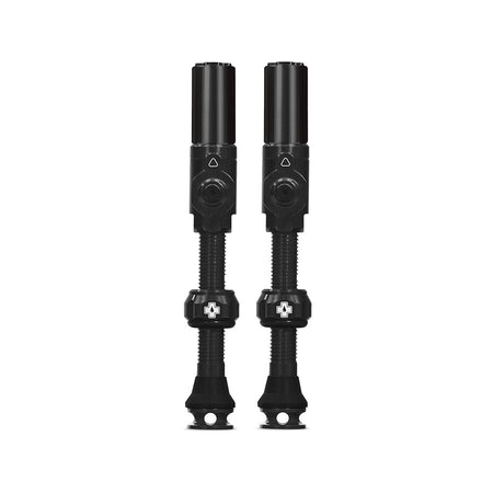 Large, Tubeless Valve, Hybrid, 45mm, Black, Pair