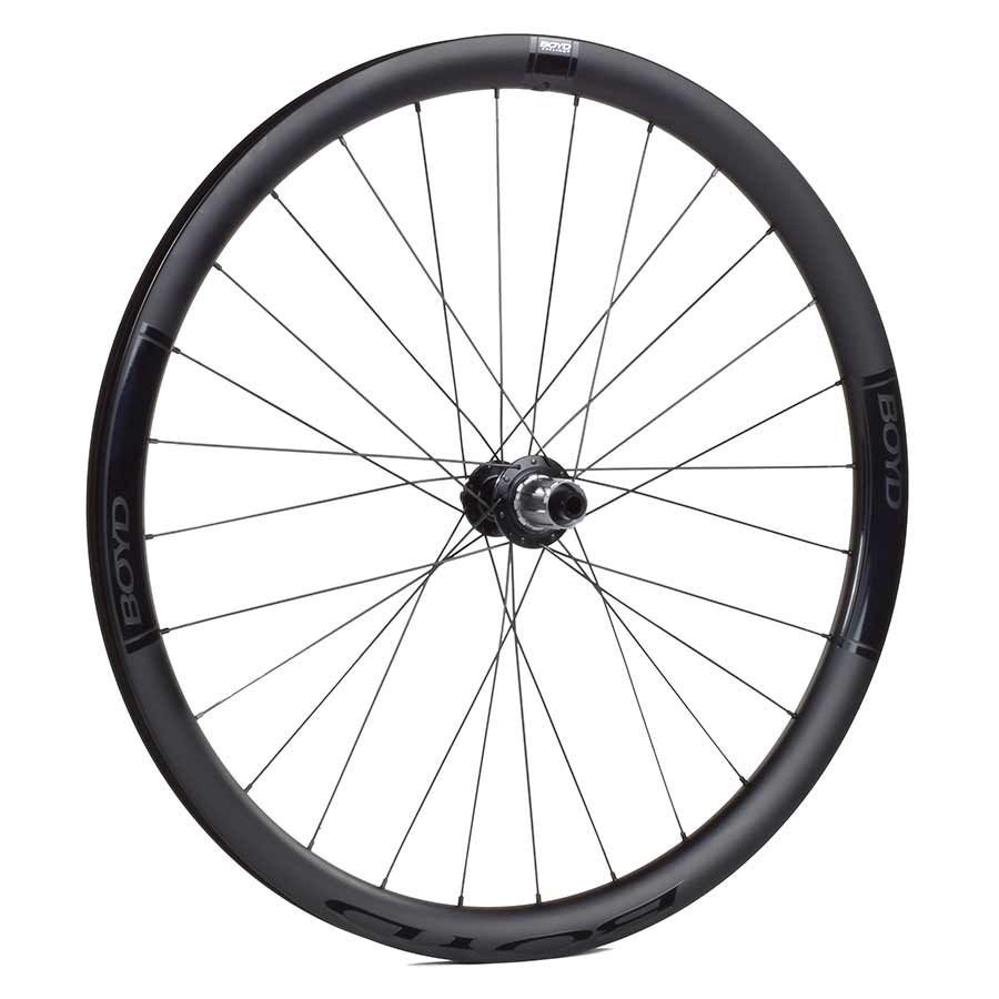 Boyd Cycling 36mm Road Disc Carbon Wheels, Rear, 700C / 622, Holes: 28, 12mm TA, 142mm, Disc Center Lock, Shimano Road 11