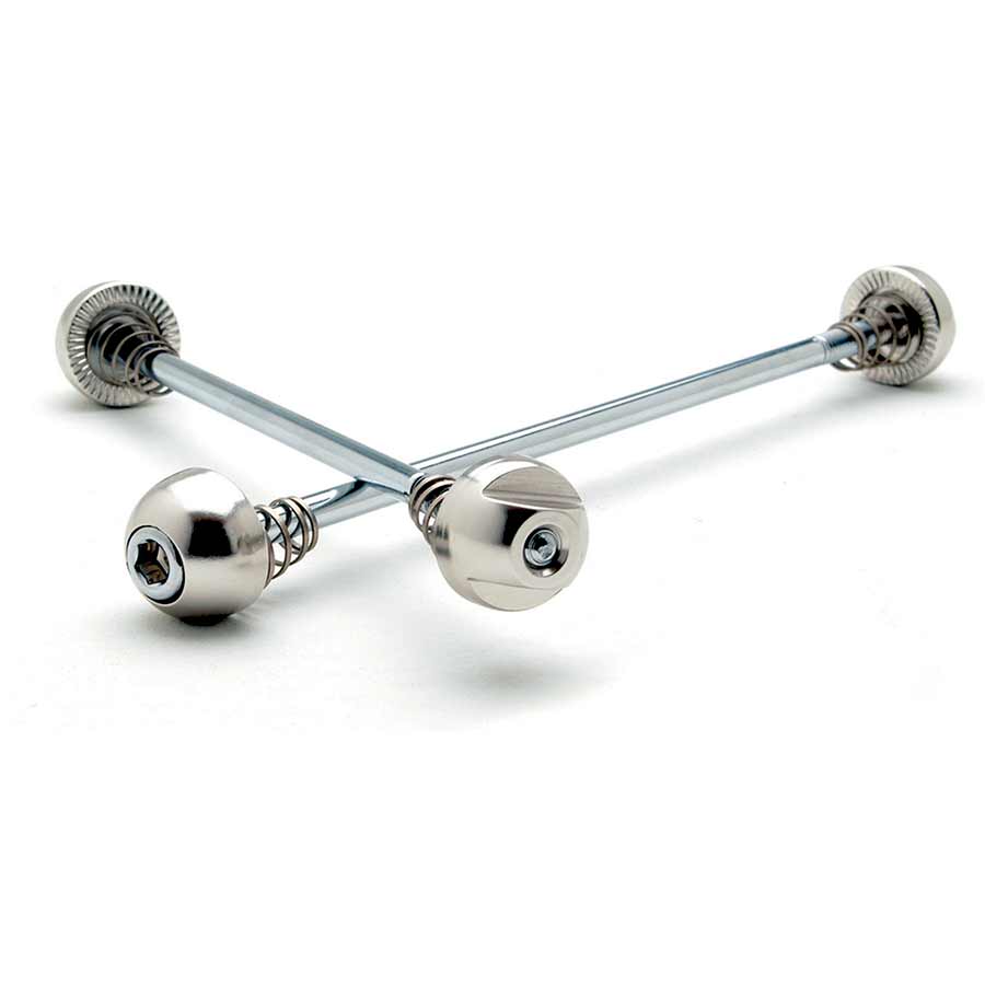 Delta Axlerodz Bolt-On Skewers 69G, Cromo Axle,SS Spring 5mm Key Bolt