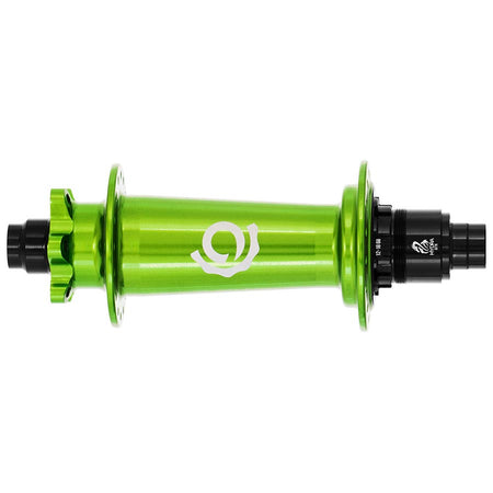 32H, 12mm TA, 148mm, Shimano Micro Spline, Lime Green