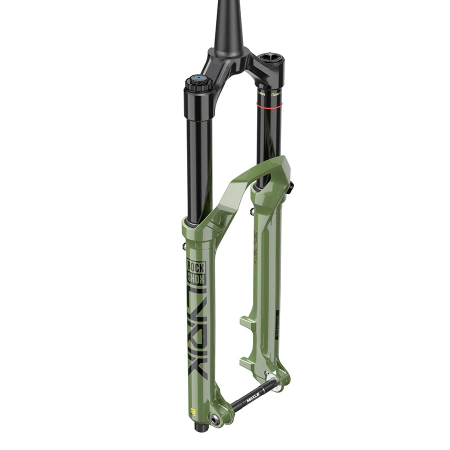 RockShox Lyrik Ultimate RC2 D1 Suspension Fork, 160mm, 1-1/8''-1.5'', 15x110mm TA, Rake: 44mm, Green