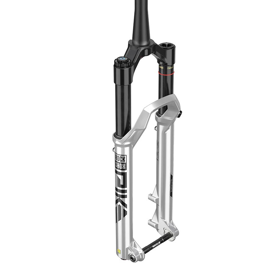 RockShox Pike Ultimate RC2 C1 Suspension Fork, 140mm, 1-1/8''-1.5'', 15x110mm TA, Rake: 44mm, Silver