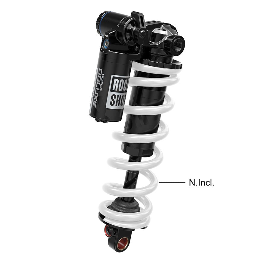 RockShox Super Deluxe Ultimate Coil RC2T Shocks, 185x47.5, Shaft Eyelet: Standard, Body Eyelet: Trunnion, Linear Reb/Low Comp, Adj Hydraulic Bottom Out, 320lb Threshold