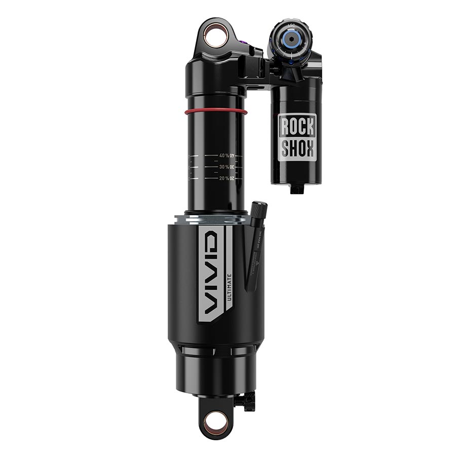 RockShox Vivid Ultimate C1 Rear Shock, 250x75, Shaft Eyelet: Standard, Body Eyelet: Standard, R25, C34, X2, 1 Token