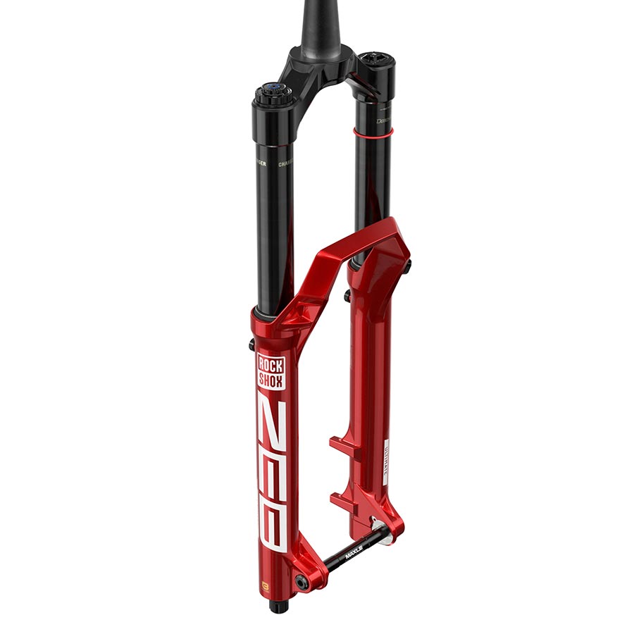 RockShox ZEB Ultimate A3 Suspension Fork, 27.5'', DebonAir+ W/ButterCups, 190mm, 1-1/8''-1.5'', 15x110mm TA, Rake: 44mm, Red