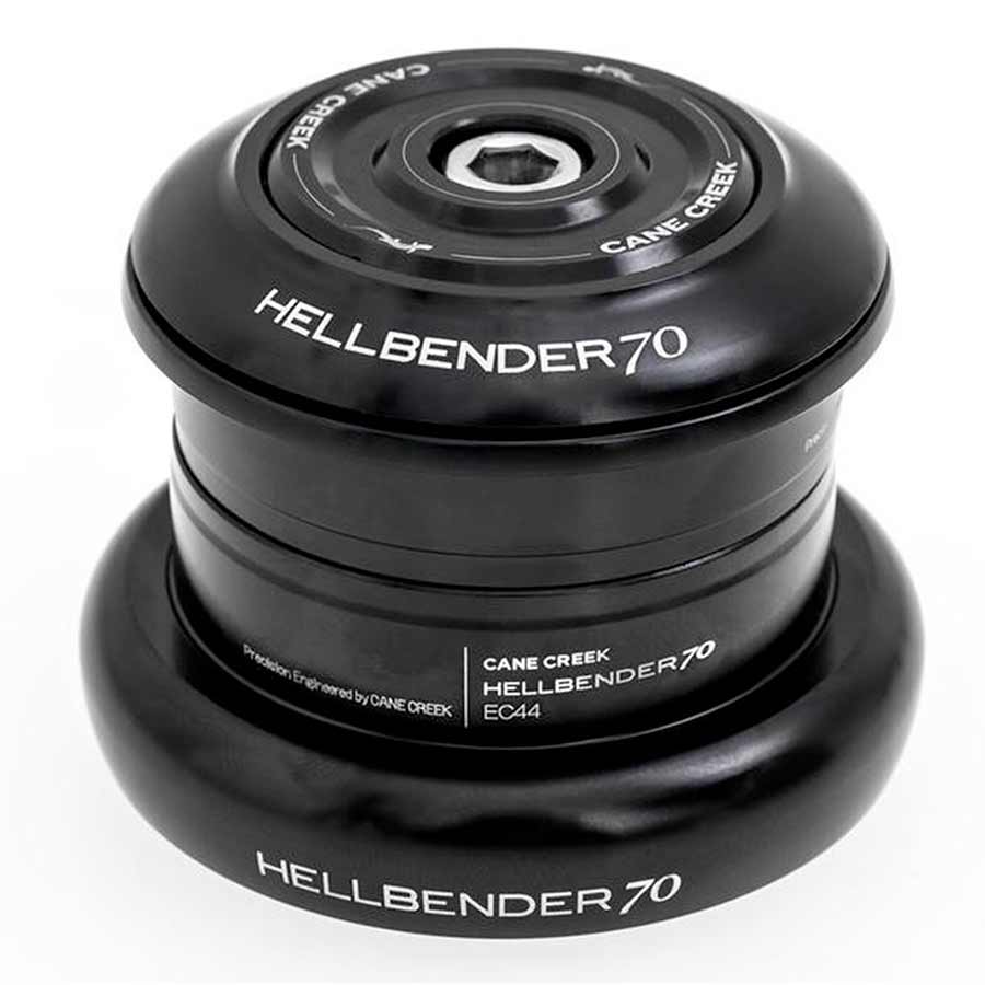 Cane Creek Hellbender 70 ZS44/EC44 Headset, Complete, ZS44/28.6/H8 | EC44/40, Black