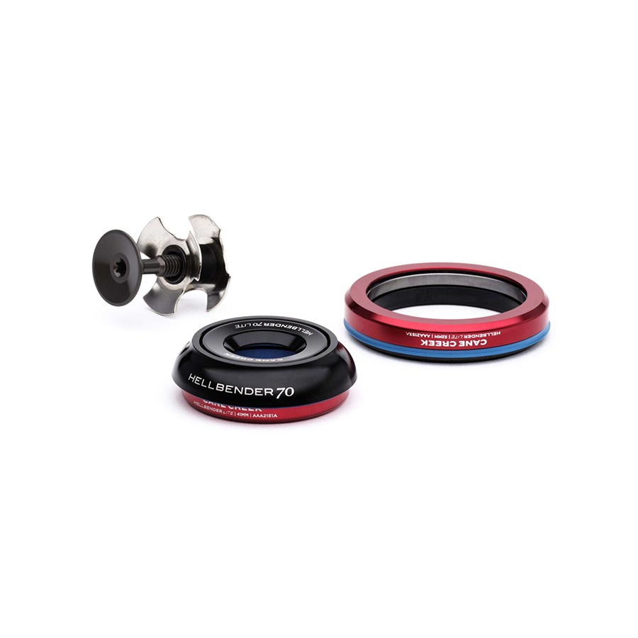 Cane Creek Hellbender Lite IS42/IS52 Tpr Headset, : IS42/28.6/H9 | IS52/40, Integrated, Complete