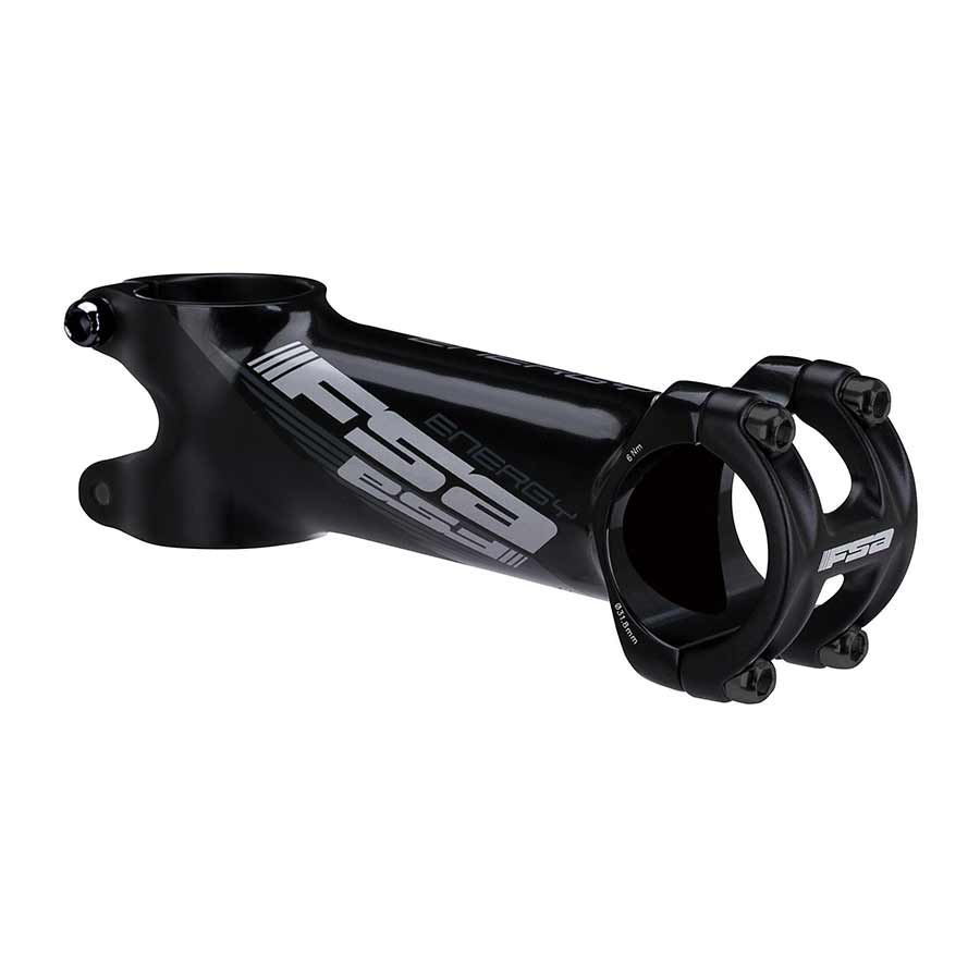 FSA Energy Stem, 80mm, Steerer: 1-1/8'', 6°, Black