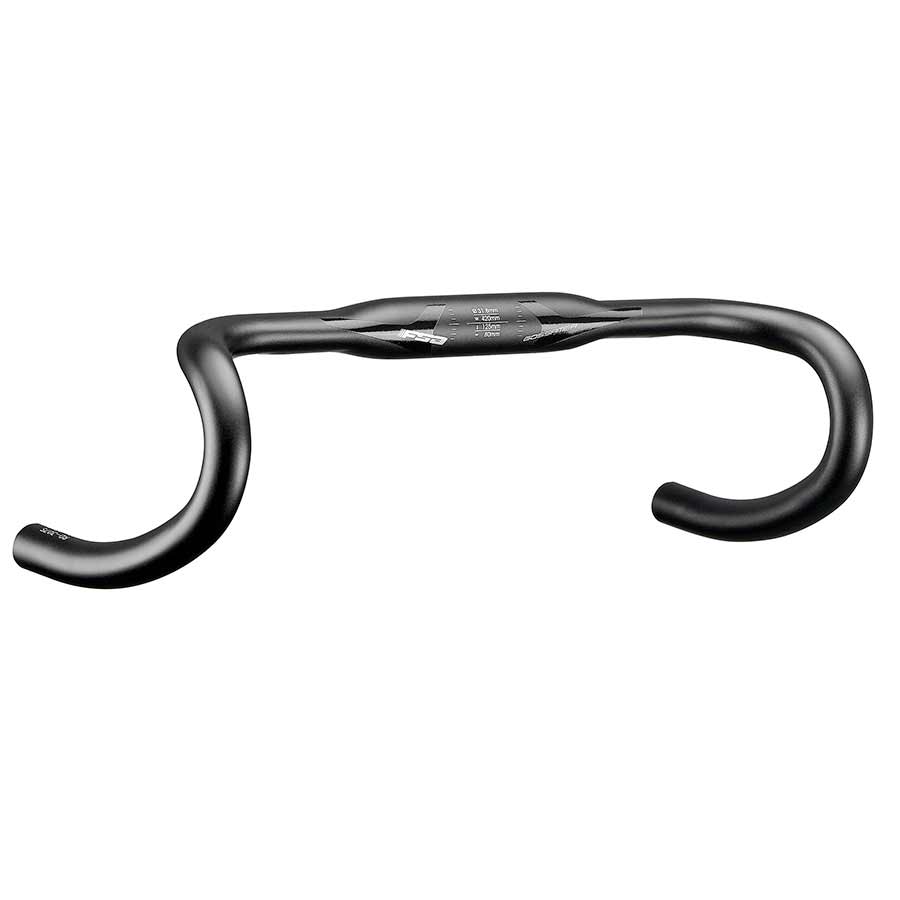 FSA Gossamer Wing Compact Handlebar, 400mm, Drop: 125mm, Reach: 80mm, Black