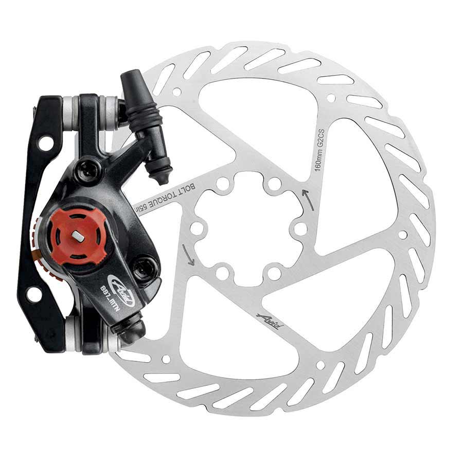 Avid BB7 MTB Mechanical Disc Brakes, Front or rear, 160mm, Grey