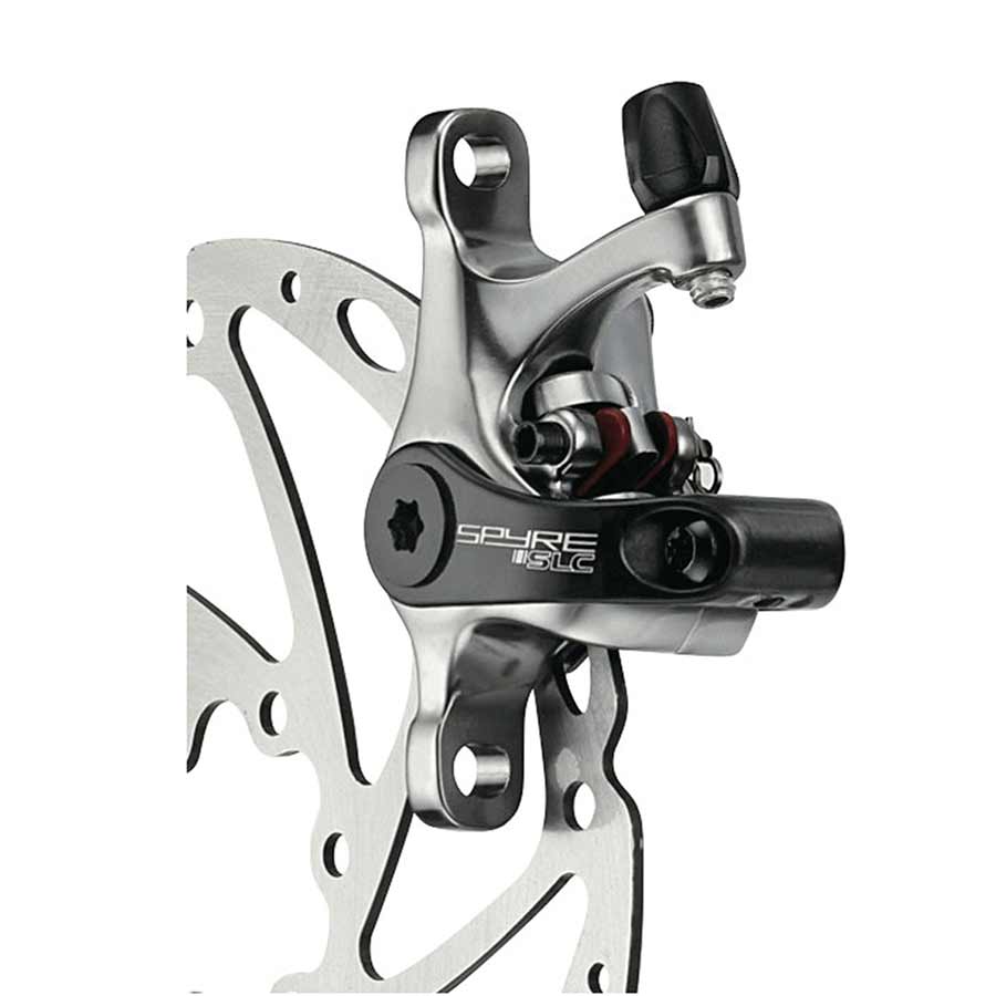 TRP Spyre SLC Disc Brakes, Road Mechanical Disc Brake, Front or Rear, Post mount, 140 or 160mm (not included), 170g, Silver