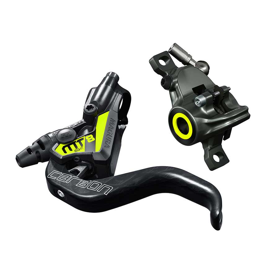 Magura MT8 SL MTB Hydraulic Disc Brakes, Post mount, Disc: Not included, 195g, Black