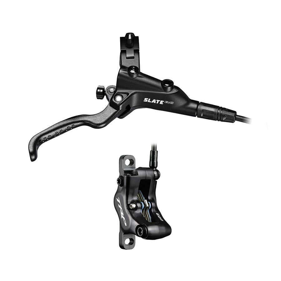 TRP Slate EVO Disc Brake and LeverRear, Post mount, Disc: Not included, 307g, Black 