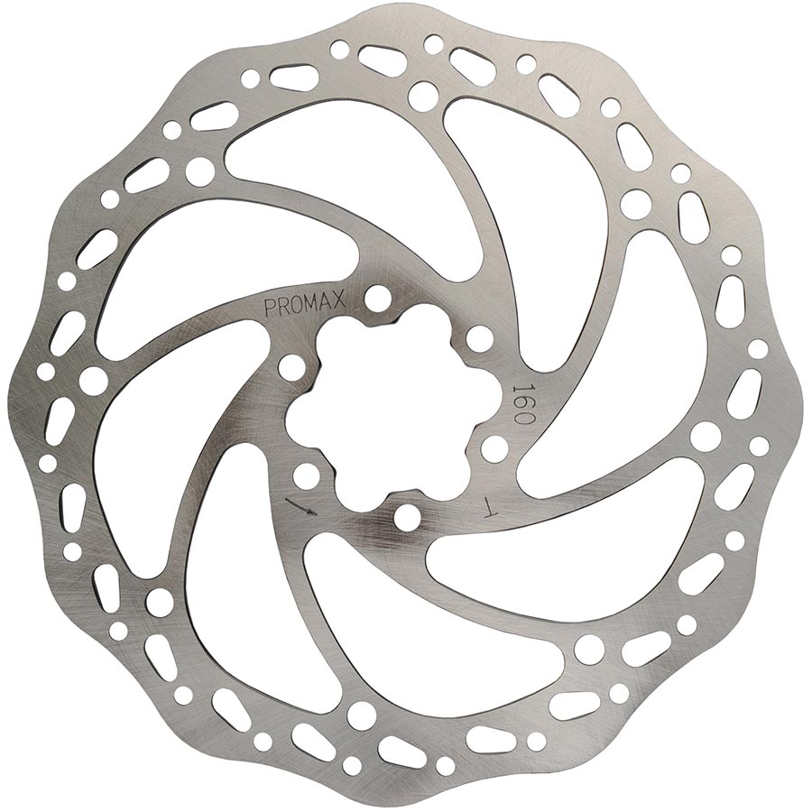 Promax BD-160 Bulk Disc Brake Rotor, 160mm, ISO 6B, Bulk