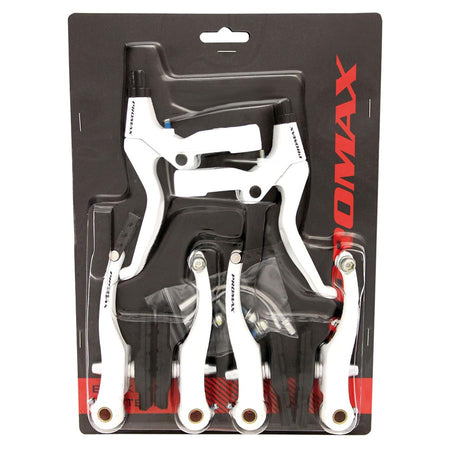 Promax, TX, V-Brake and Lever Set, Front and Rear, Silver