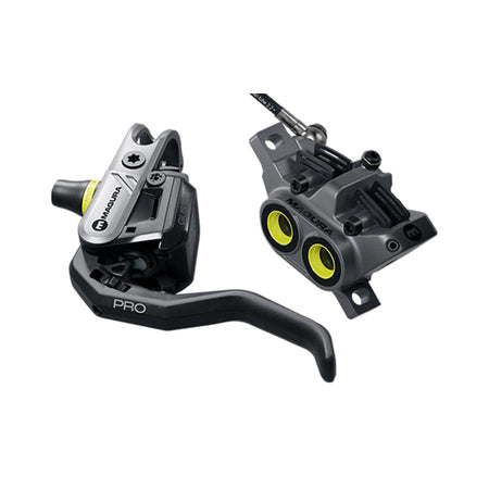 Magura Gustav Pro MTB Hydraulic Disc Brakes, Front or Rear, Post mount, Disc: Not included, 348g, Black