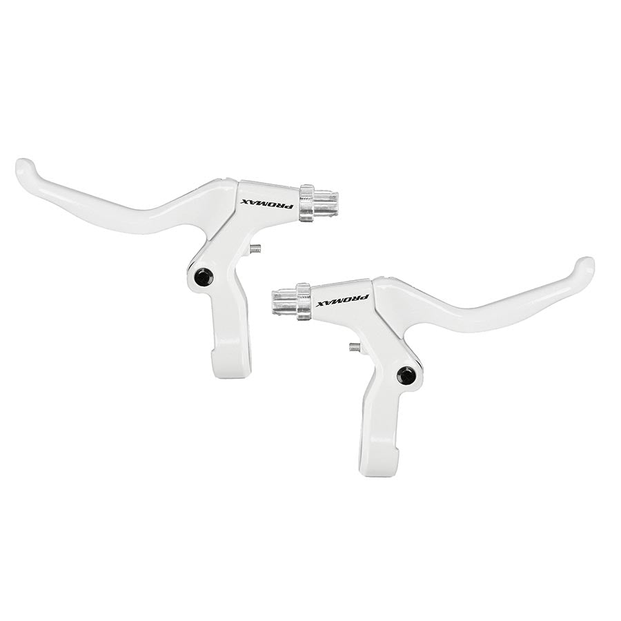 Promax 3 Finger Levers, White, Pair