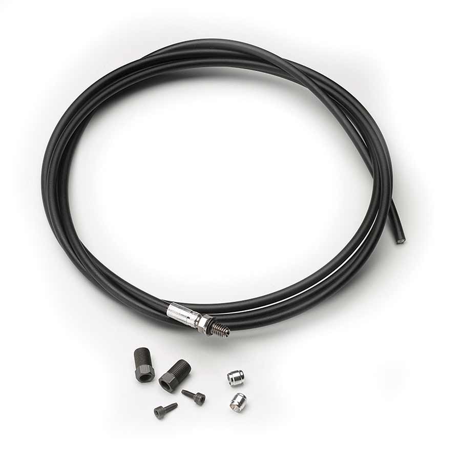 Avid Elixir Hydraulic Lines, Elixir 5, Elixir R, Elixir CR, Elixir X0, Elixir CR Mag, 2000mm, Stainless, Black, Qty 1