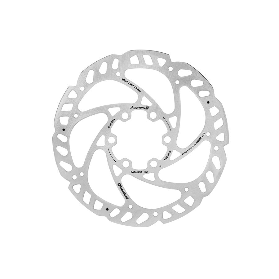 SwissStop Catalyst One 6 Bolt Rotor, 140mm, ISO 6B