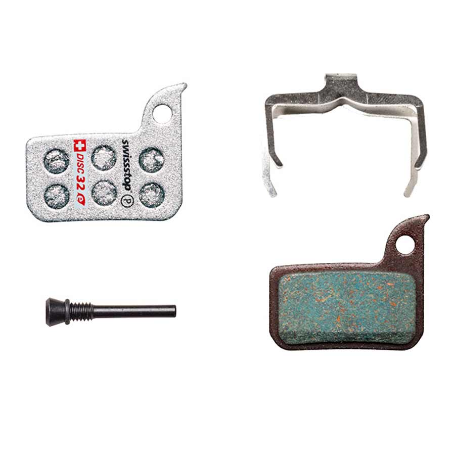 32 E, SwissStop Disc E Brake Pads, Shape: SRAM HRD, Red, eTAP AXS (Gen1) Level Ultimate/TLM