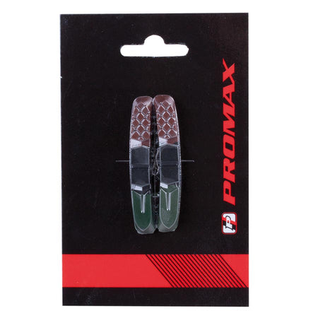 Promax, Tri-Compound, Linear Pull Inserts, For MTB brake, Triple Compound, Pair, On blister pack