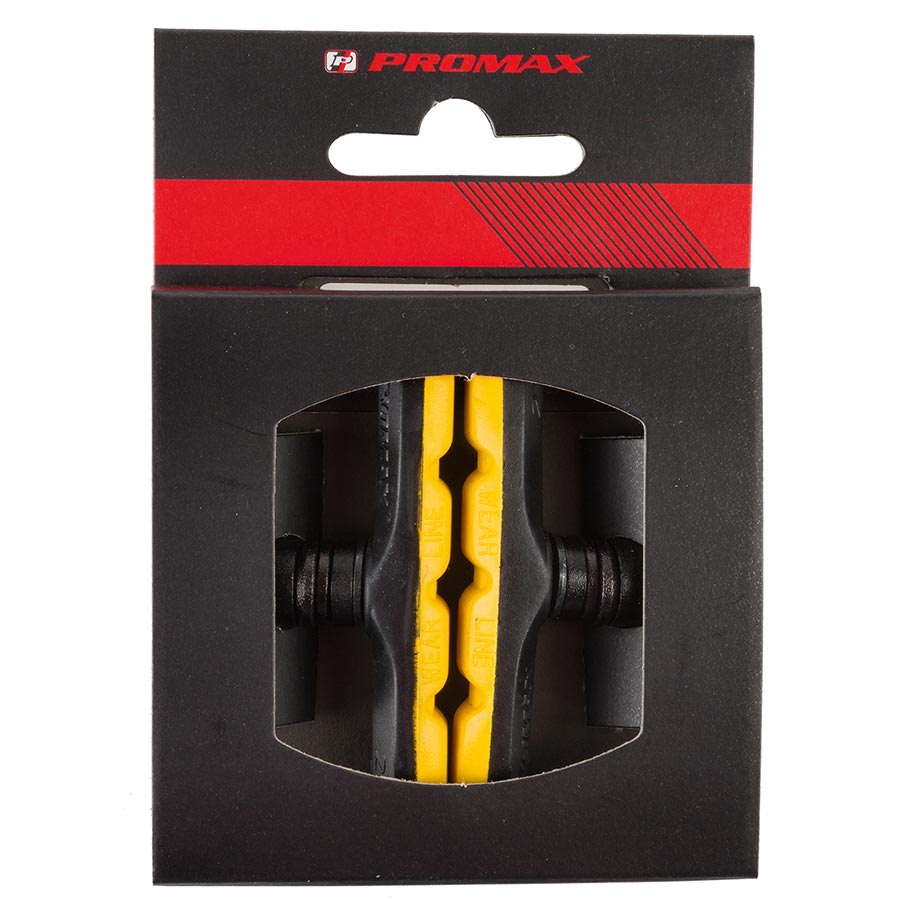 Promax, 70 Y T, Linear Pull Pads, Cartridge type V-Brake pads, All weather, Rubber, Pair