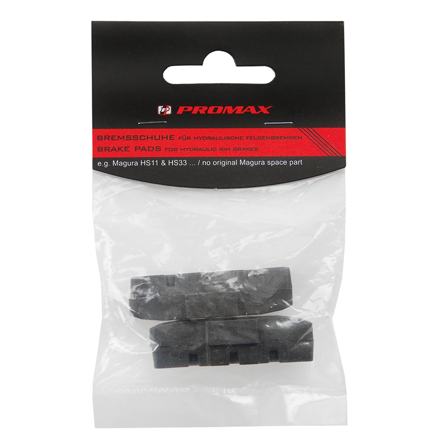 Promax 50 H Cantilever Brake Pads, Magura, Rubber, Black, Pair