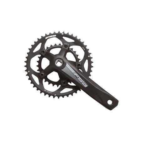 FSA Tempo Double Adv JIS Crankset, 170mm, Black