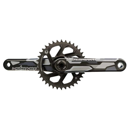 Truvativ Descendant CoLab DH DUB MTB Cranksets, Black, Boost