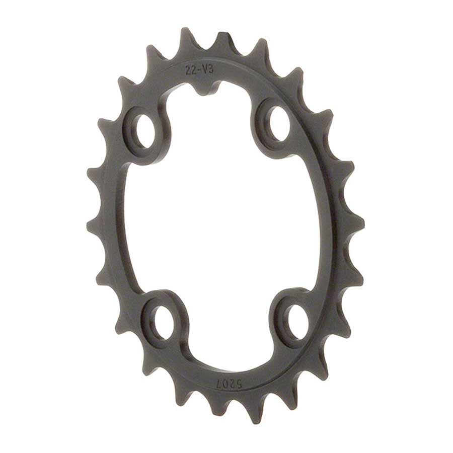 Truvativ 9 Speed Alloy 64mm BCD Black, 4-Bolt, Inner Chainring, For MTB triple, Aluminum, Black, 11.6215.089.000