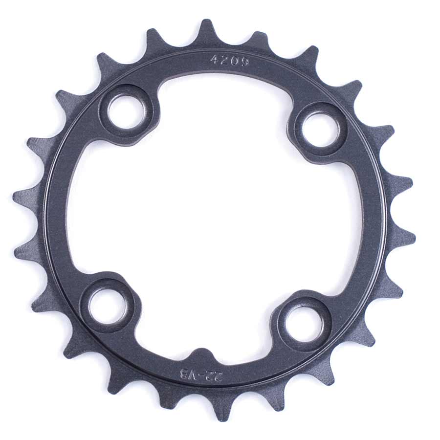 Truvativ 9 Speed Alloy 64mm BCD Grey, 4-Bolt, Inner Chainring, For MTB triple, Aluminum, Grey, 11.6215.128.000