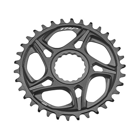 TRP EVO 32T DH Chainring, Teeth: 32, Speed: 12, BCD: Direct Mount, Front, Aluminum, Black