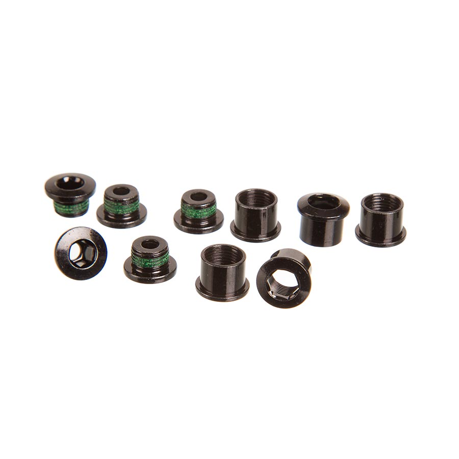 11.6915.009.000, Truvativ Chainring Bolt Kits 5-arm, Double, Aluminum, Black