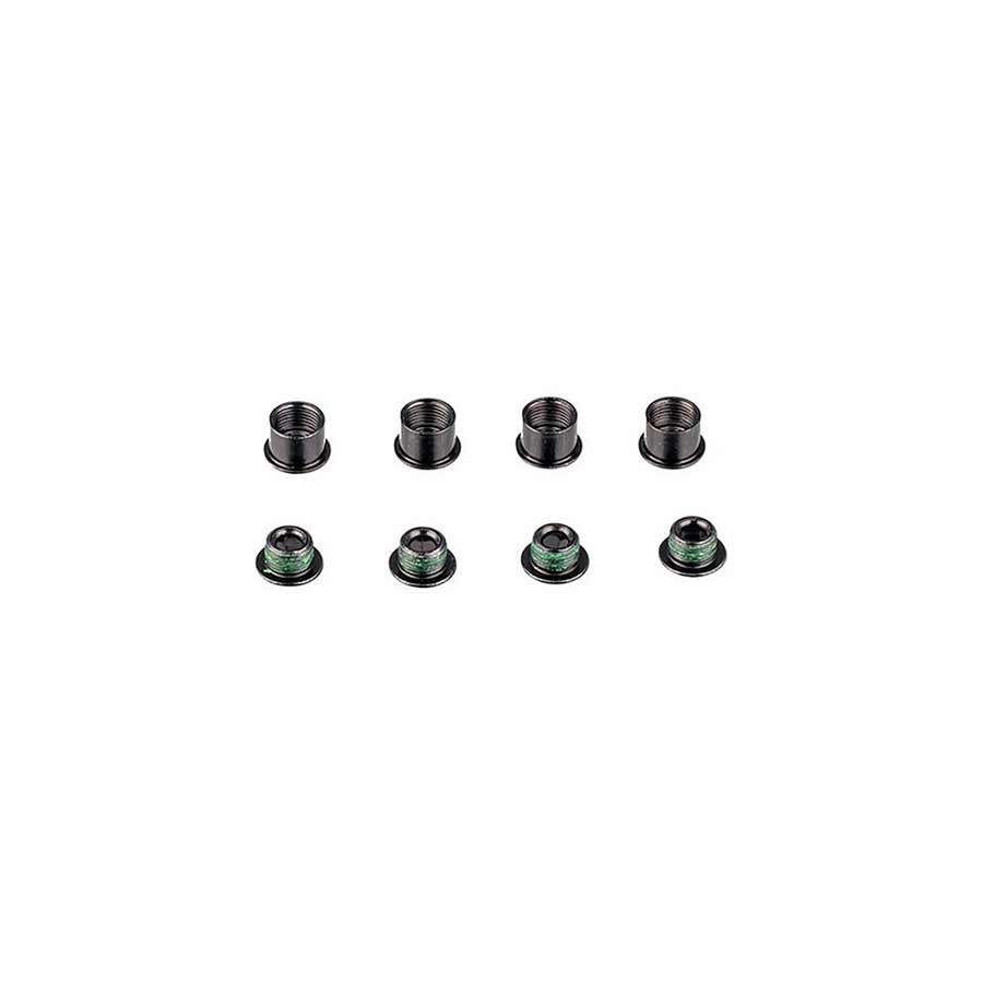 Truvativ Chainring Bolt Kit 4 Arm Single with Aluminum Guard, Black