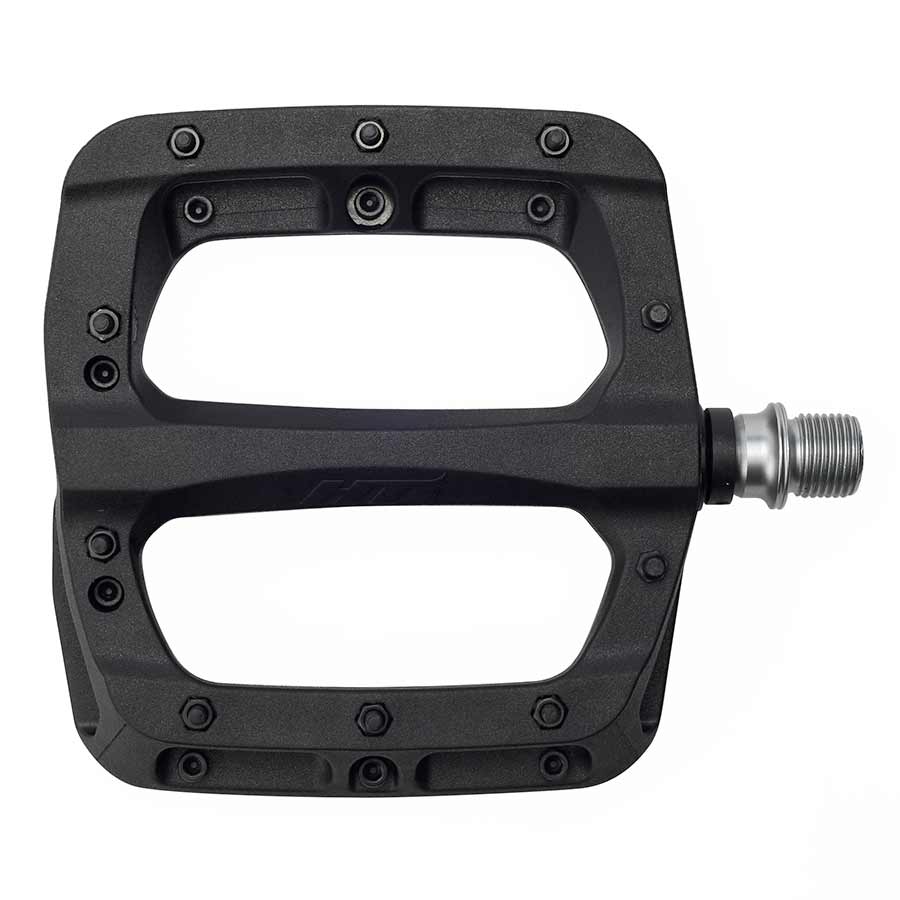 HT Components PA03A Nano P Platform Pedals, Body: Nylon, Spindle: Cr-Mo, 9/16'', Black, Pair