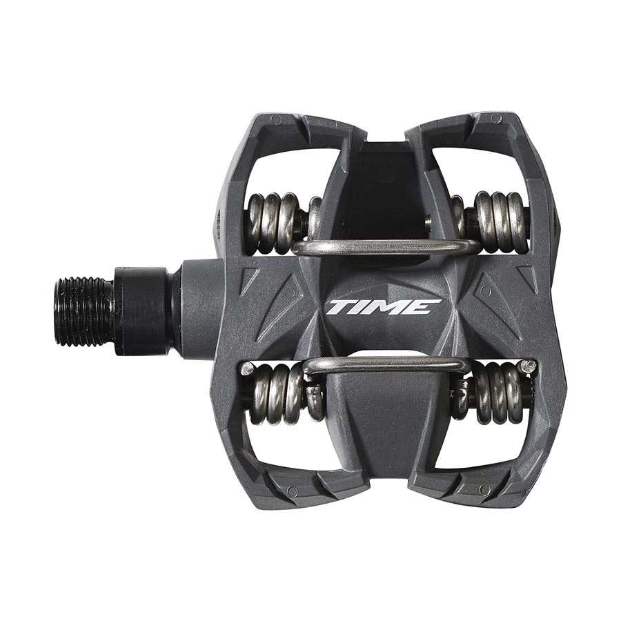 TIME ATAC MX 2 Clipless MTB Pedals, Body: Composite, Spindle: Steel, 9/16'', Grey, Pair