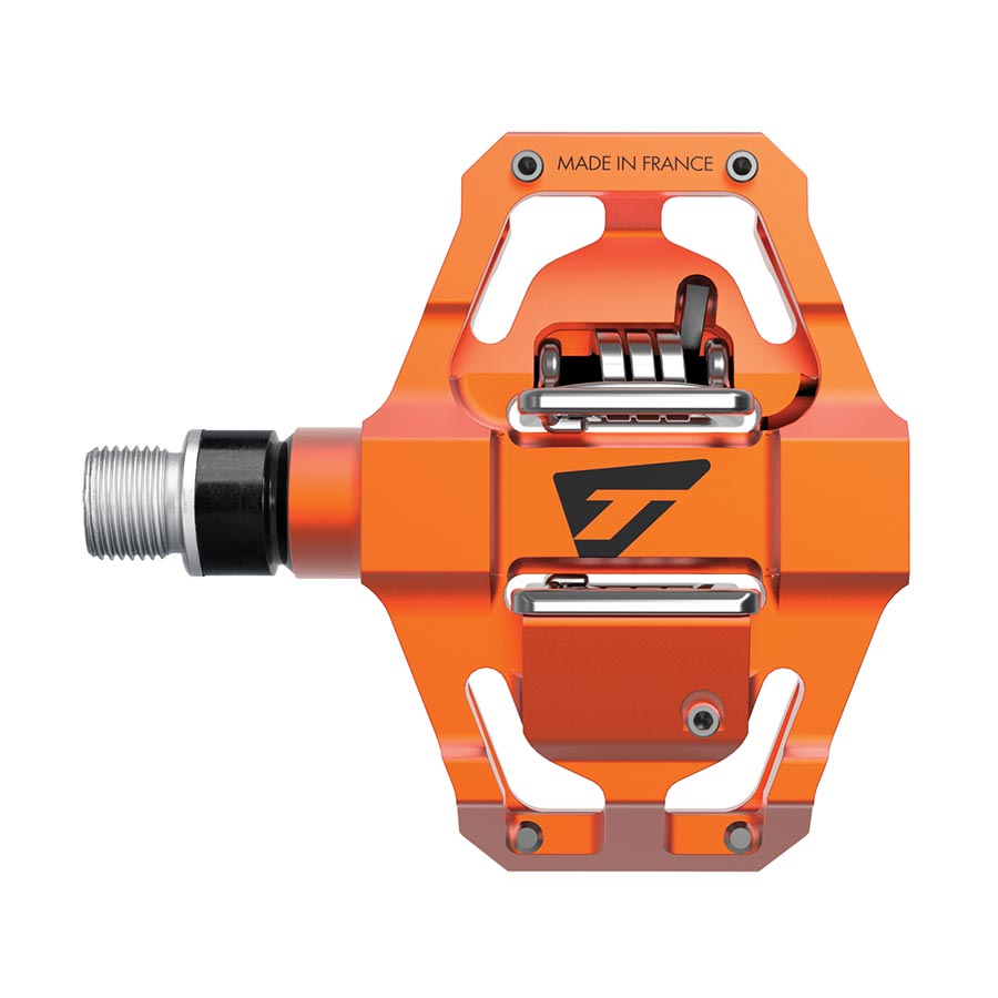 TIME Speciale 8 Clipless MTB Pedals, Orange, Pair