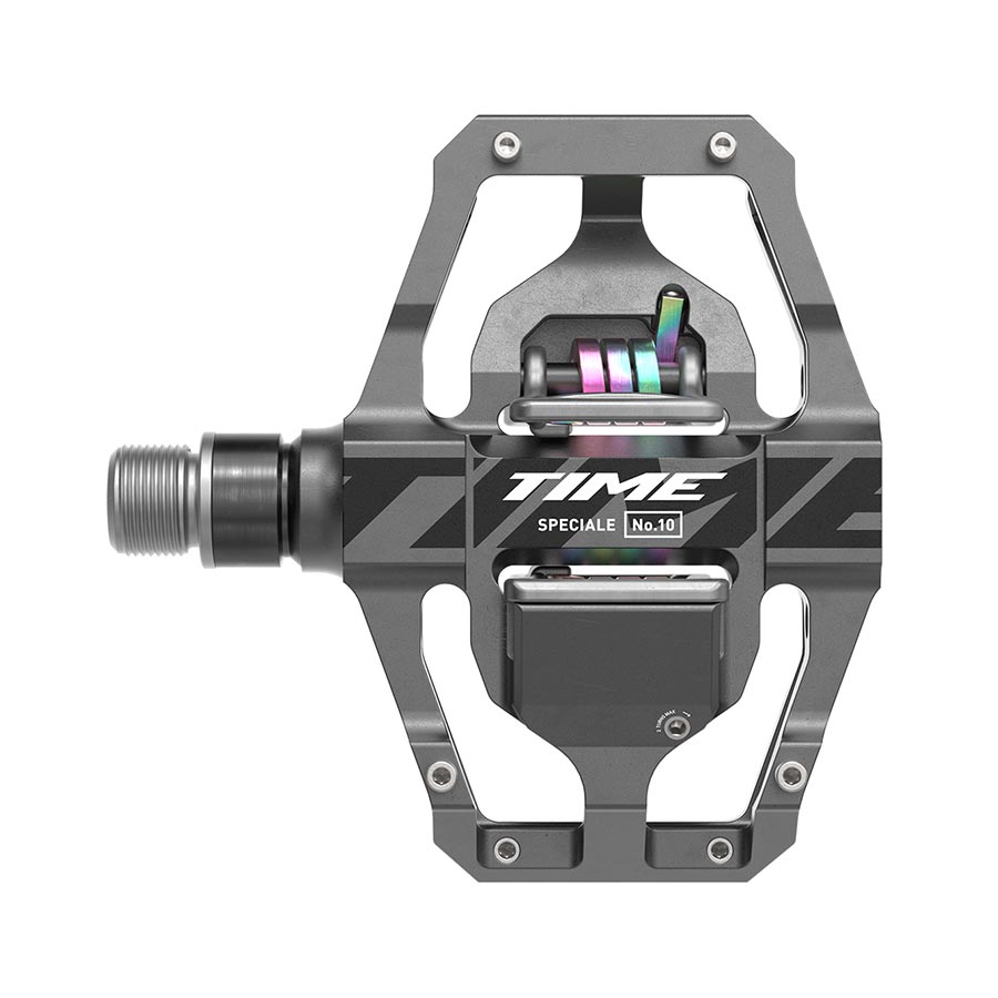 TIME Speciale 10 Large B1 Clipless MTB Pedals, Dark Grey, Pair