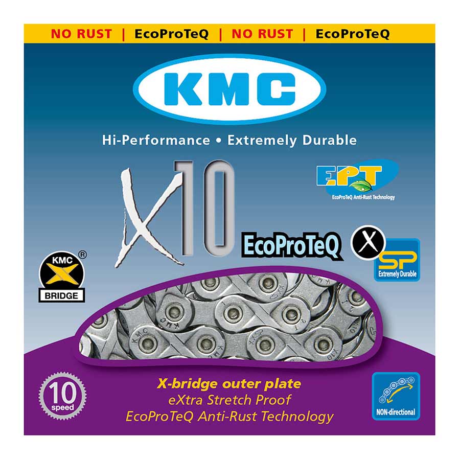 KMC X10 EPT Speed Chain, 10sp., 116 links