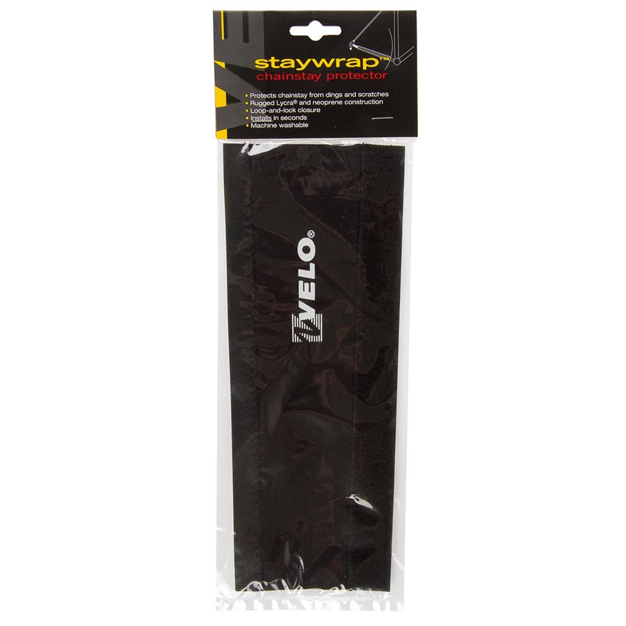 Velo Staywrap Proctector, Velcro Closure, Chainstay, Black, 260 x 95 x 110mm