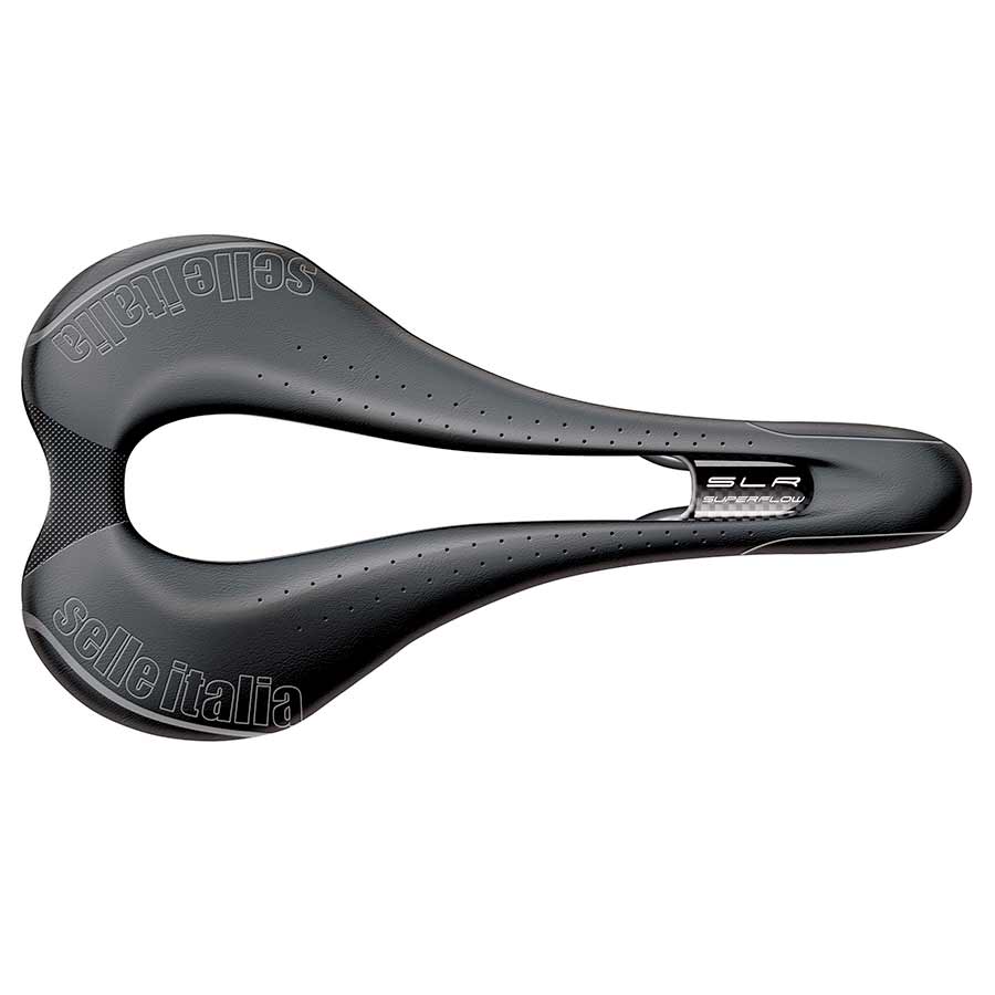 Selle Italia SLR Superflow 145, Saddle, 275 x 145mm, 195g, Black