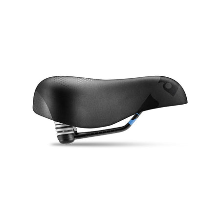 Selle Italia Zeta Comfort Gel Flow, Saddle, Unisex, 670g, Black