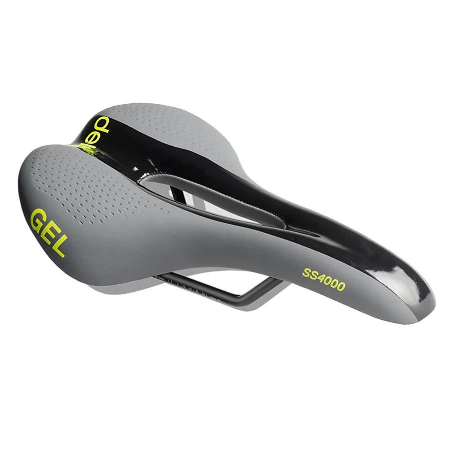 Delta Comfort Race Gel Saddle, 270 x 140mm, Unisex, 300g, Black/Grey