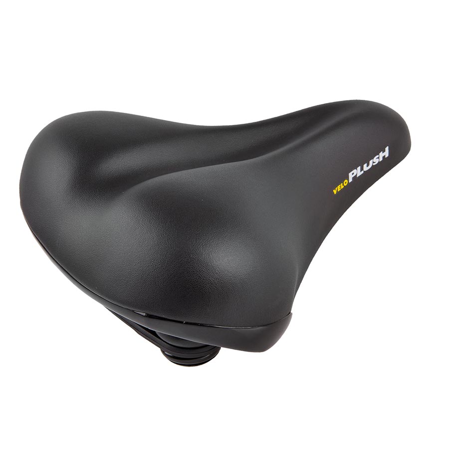 Velo, Elasto D2 Plush Comfort, Saddle, 264 x 220mm, 854g, Black