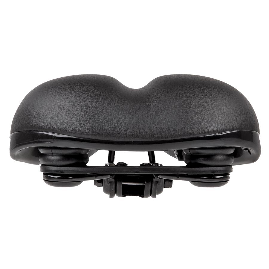 Velo Elasto D2 Plush Comfort Recreational Saddle, 264 x 220mm, 854g, Black