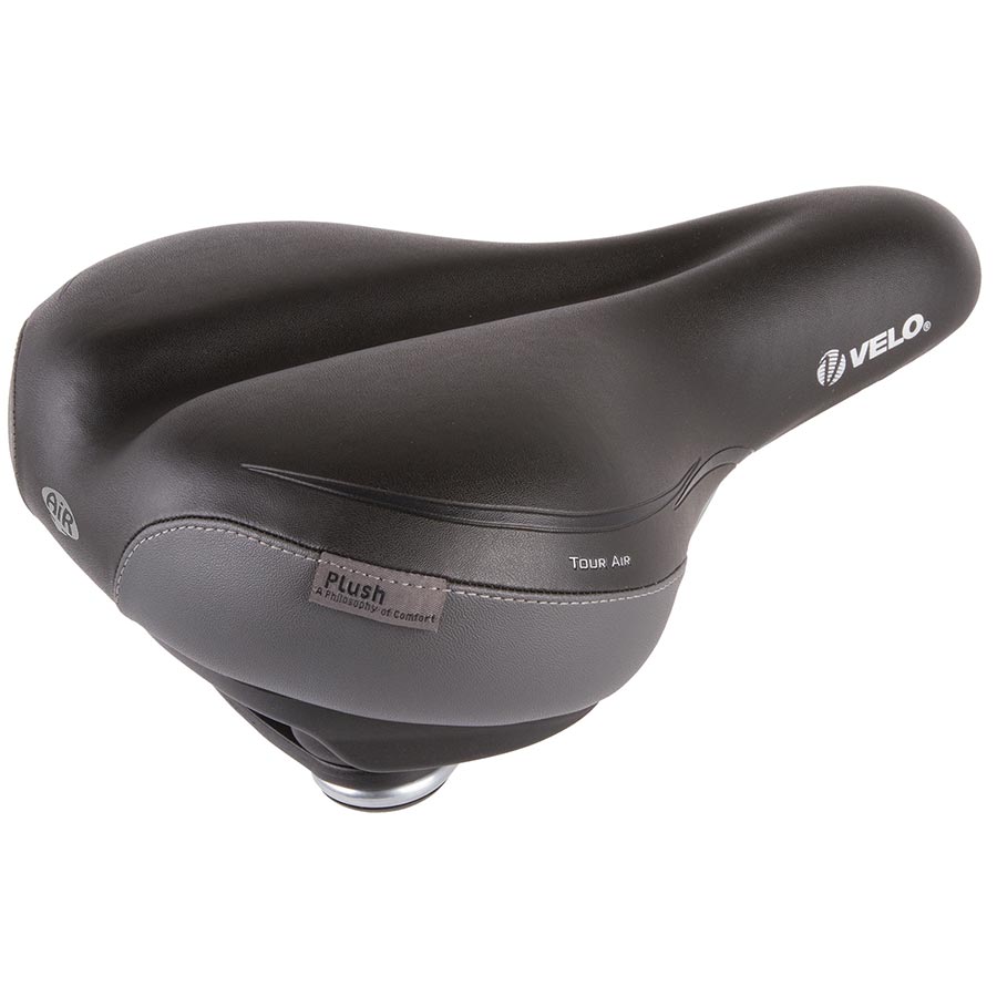 Velo, Tour Air Comfort, Saddle, 272 x 210mm, 665g, Black