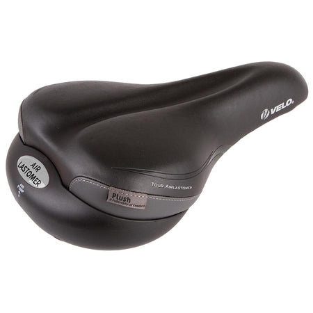 Velo, Tour Air-Lastomer Comfort, Saddle, 270 x 180mm, 665g, Black