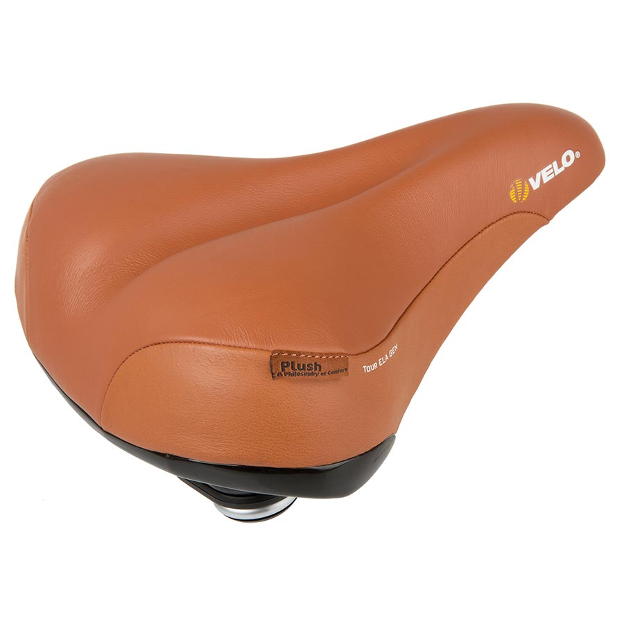 Velo Tour ELA Gen Comfort Recreational Saddle, 264 x 220mm, 867g, Brown