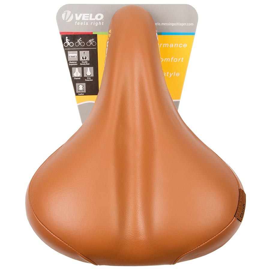 Velo, Tour ELA Gen Comfort, Saddle, 264 x 220mm, 867g, Brown