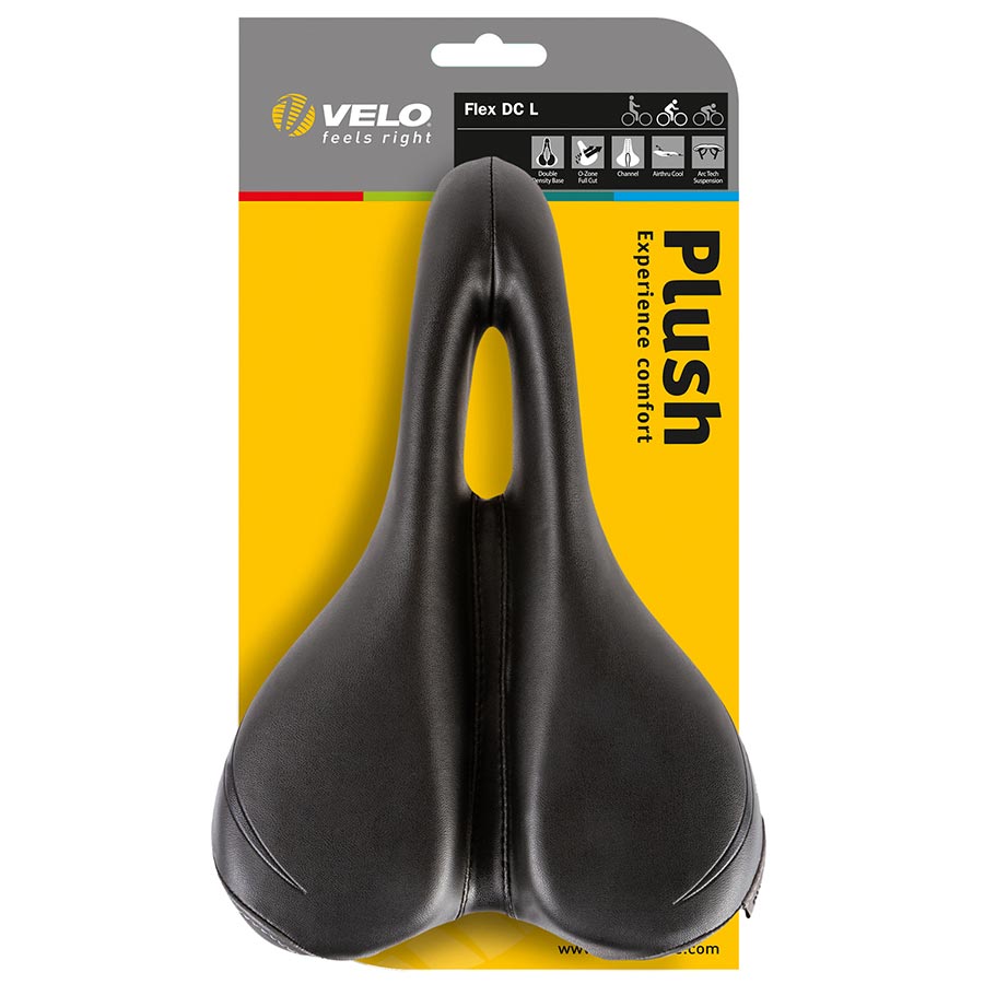 Velo, Flex DC Touring, Saddle, 269 x 162mm, 471g, Black